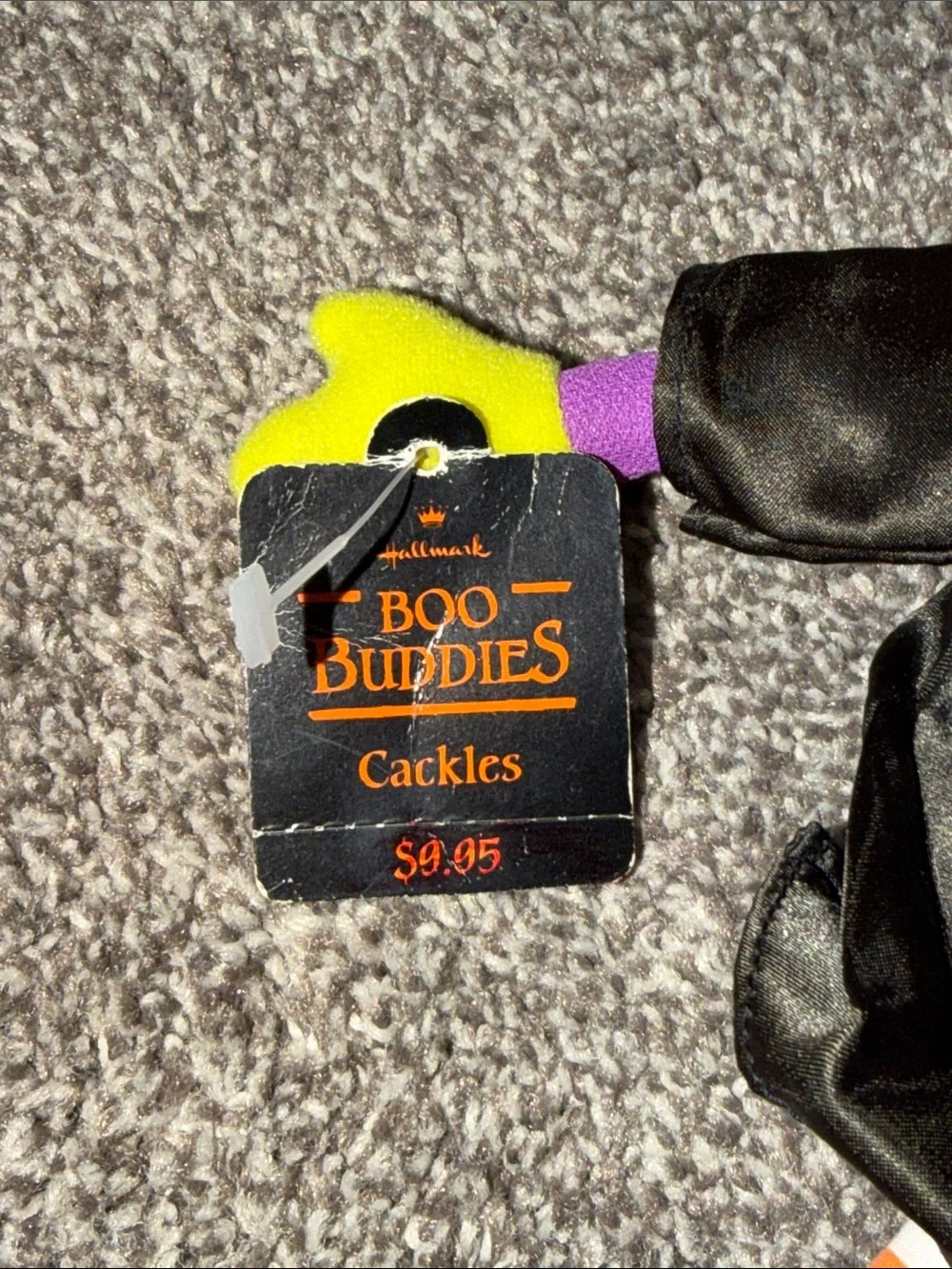 Vintage Hallmark Boo Buddies Cackles Halloween Witch 1986